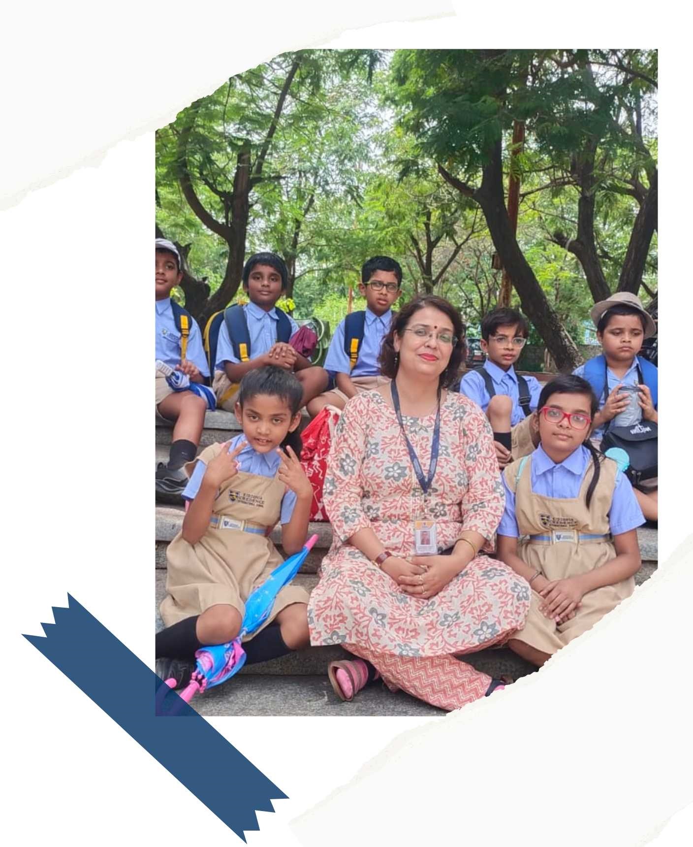 Park Visit - Teacher with Students